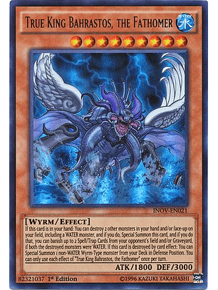 True King Bahrastos, the Fathomer - INOV-EN021 - Ultra Rare 