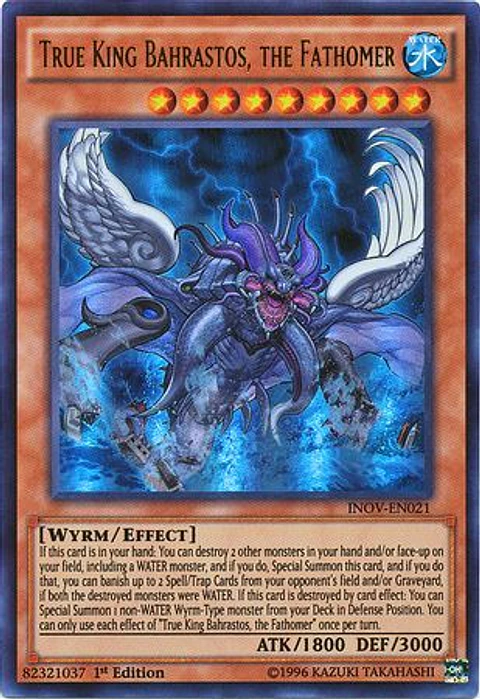 True King Bahrastos, the Fathomer - INOV-EN021 - Ultra Rare 