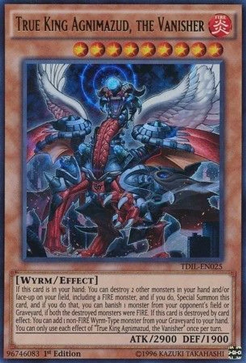 True King Agnimazud, the Vanisher - TDIL-EN025 - Ultra Rare