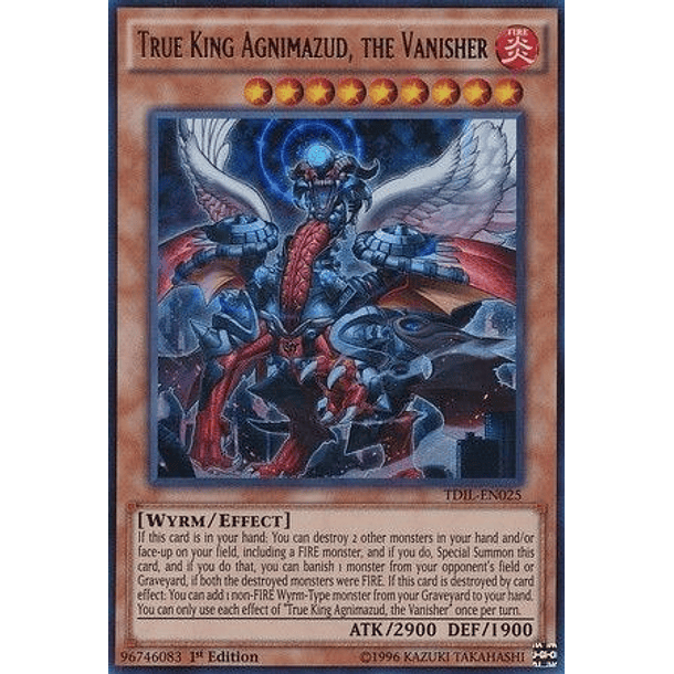 True King Agnimazud, the Vanisher - TDIL-EN025 - Ultra Rare