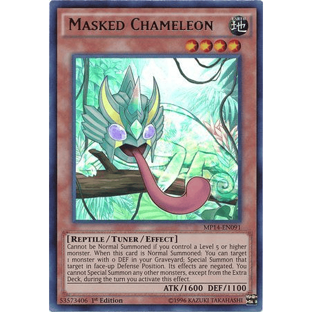 Masked Chameleon - MP14-EN091 - Ultra Rare