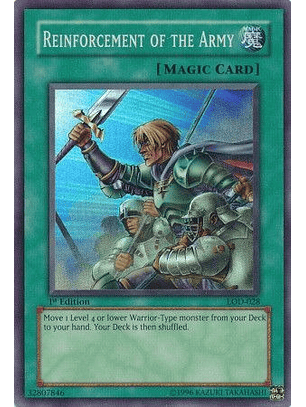 Reinforcement of the Army - LOD-028 - Super Rare