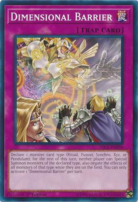 Dimensional Barrier - SDCL-EN039 - Common