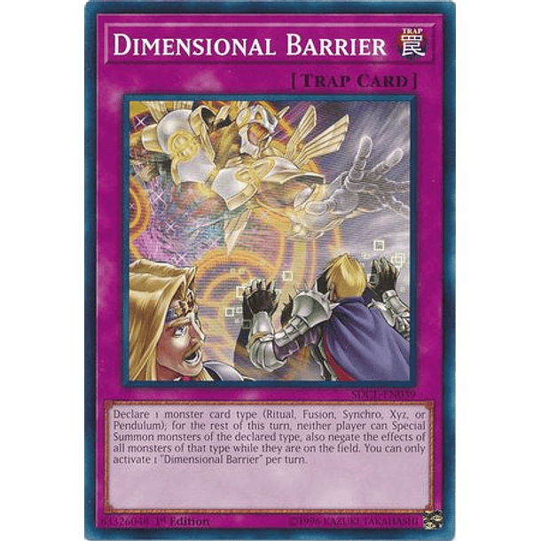 Dimensional Barrier - SDCL-EN039 - Common