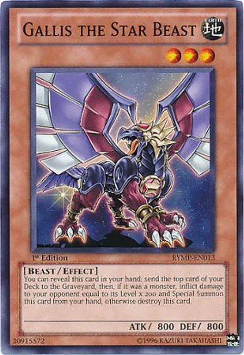 Gallis the Star Beast - RYMP-EN013 - Common