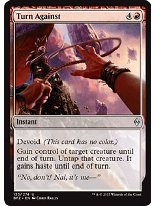 Turn Against - BFZ - U 