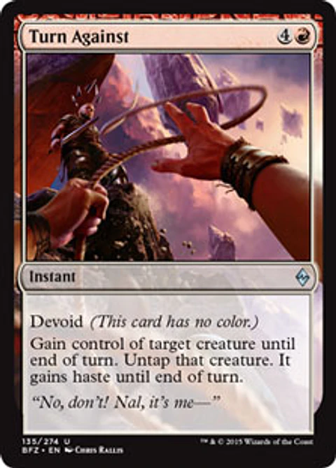 Turn Against - BFZ - U 