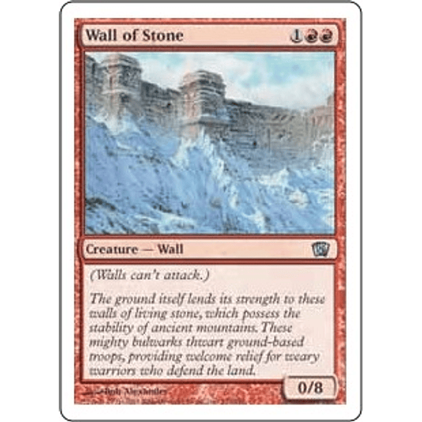 Wall of Stone - 8TH - U 