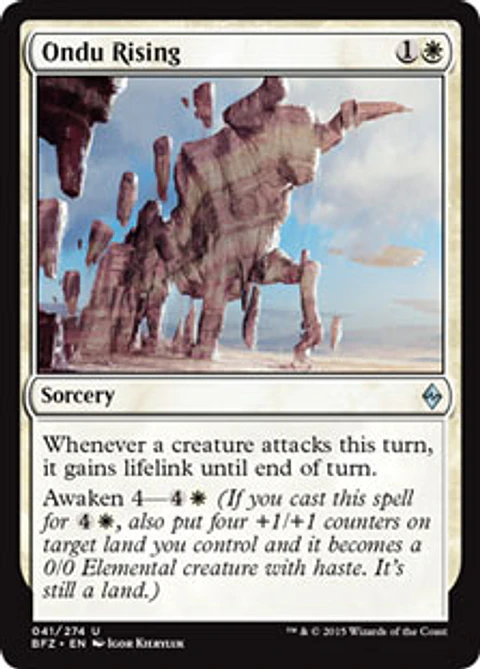 Ondu Rising - BFZ - U 