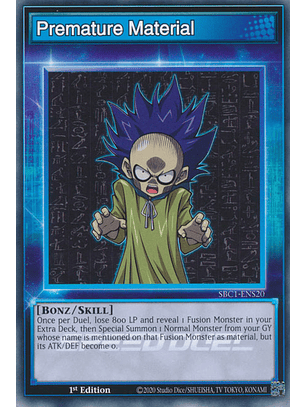 Premature Material - SBC1-ENS20 - Common