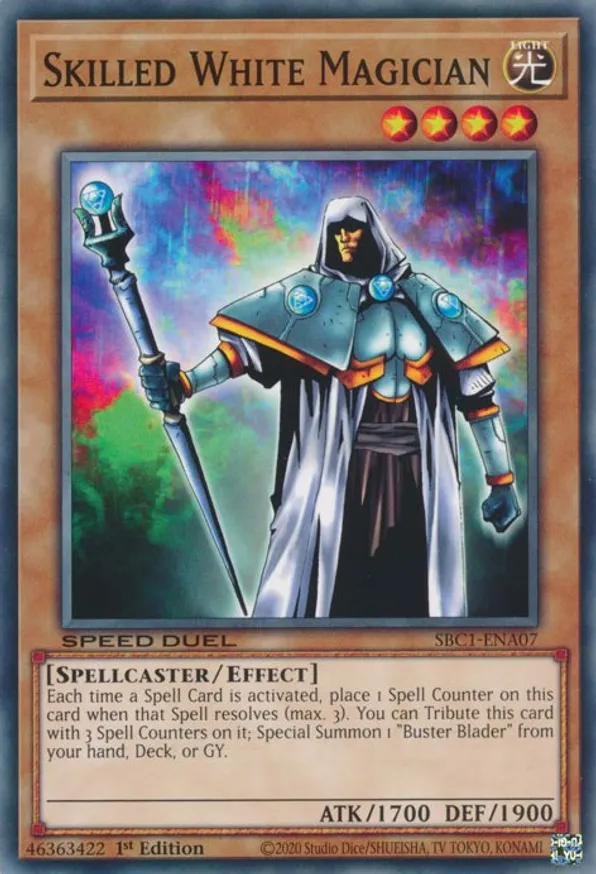 Skilled White Magician - SBC1-ENA07 - Common 1