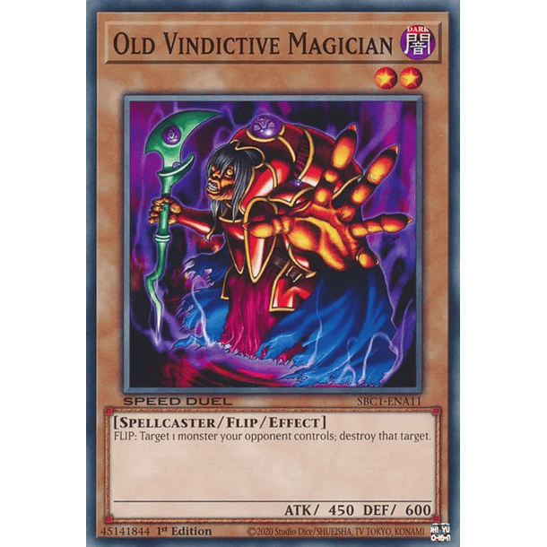 Old Vindictive Magician - SBC1-ENA11 - Common