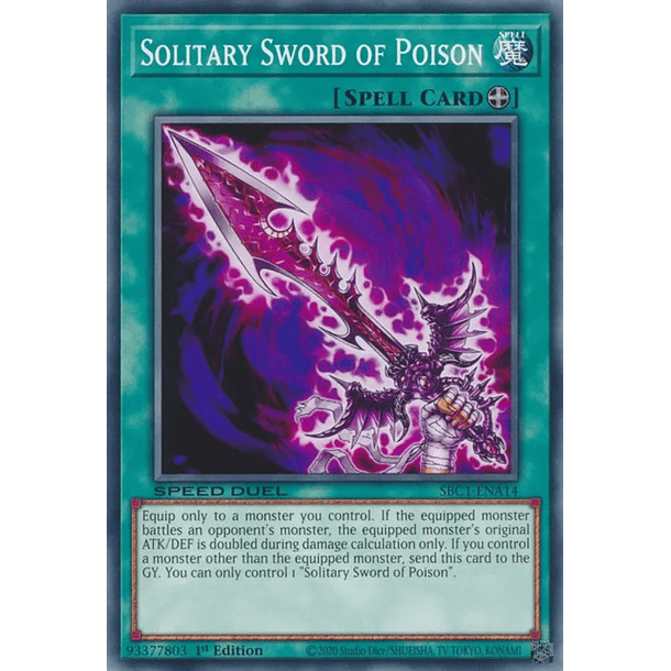 Solitary Sword of Poison - SBC1-ENA14 - Common