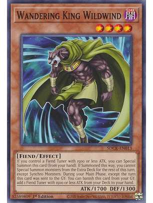 Wandering King Wildwind - SDCK-EN013 - Common 