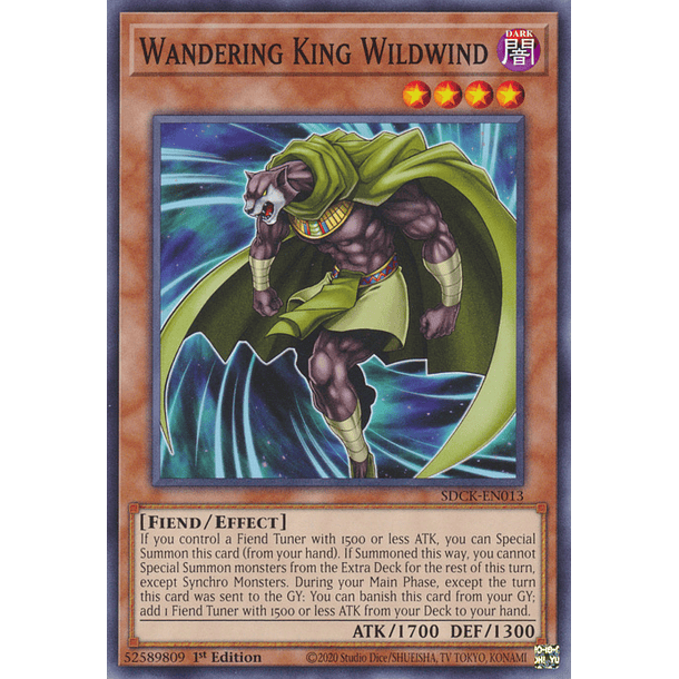 Wandering King Wildwind - SDCK-EN013 - Common 