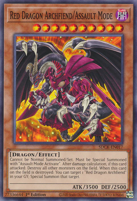 Red Dragon Archfiend/Assault Mode - SDCK-EN017 - Common 