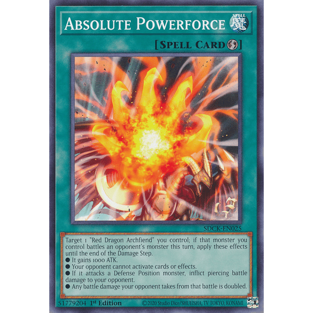 Absolute Powerforce - SDCK-EN025 - Common 