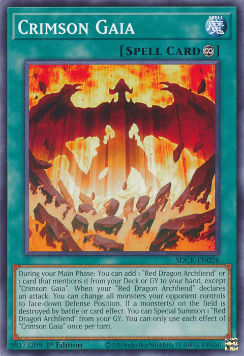Crimson Gaia - SDCK-EN026 - Common 
