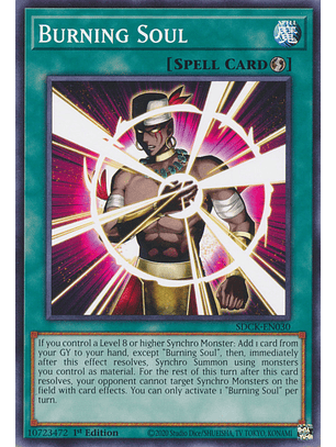 Burning Soul - SDCK-EN030 - Common 