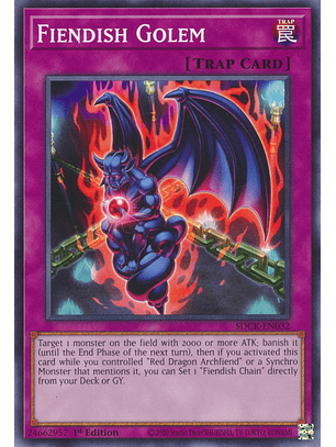 Fiendish Golem - SDCK-EN032 - Common 