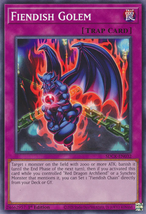 Fiendish Golem - SDCK-EN032 - Common 