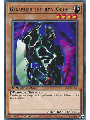 Gearfried the Iron Knight - SBC1-ENB01 - Common