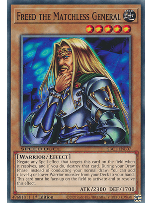 Freed the Matchless General - SBC1-ENB07 - Common 