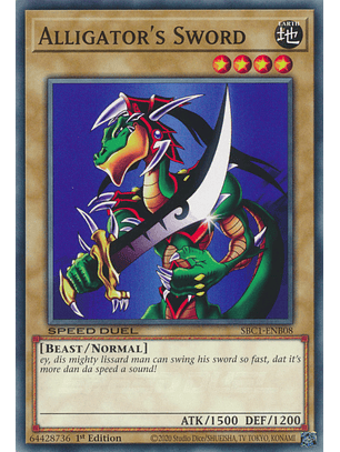 Alligator's Sword - SBC1-ENB08 - Common 