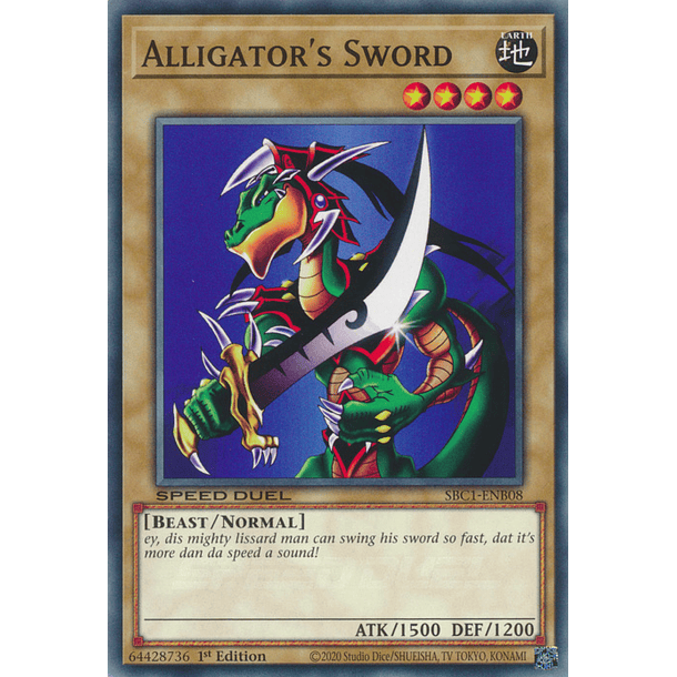 Alligator's Sword - SBC1-ENB08 - Common 