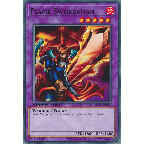 Flame Swordsman - SBC1-ENB22 - Common