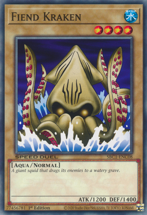 Fiend Kraken - SBC1-ENC08 - Common 1