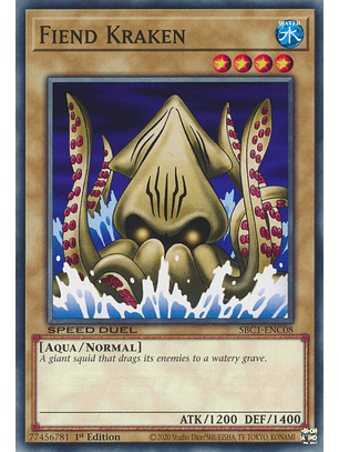 Fiend Kraken - SBC1-ENC08 - Common