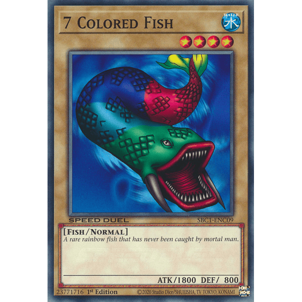 7 Colored Fish - SBC1-ENC09 - Common