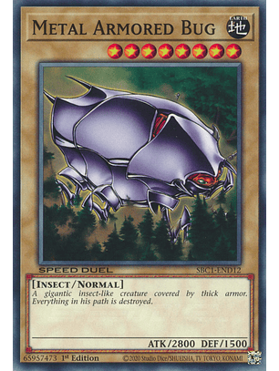 Metal Armored Bug - SBC1-END12 - Common