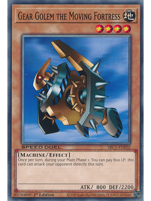 Gear Golem the Moving Fortress - SBC1-ENF02 - Common