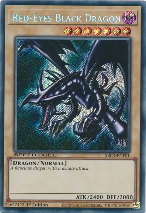 Red-Eyes Black Dragon - SBC1-ENF01 - Secret Rare