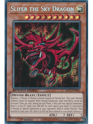 Slifer the Sky Dragon - SBC1-ENH01 - Secret Rare
