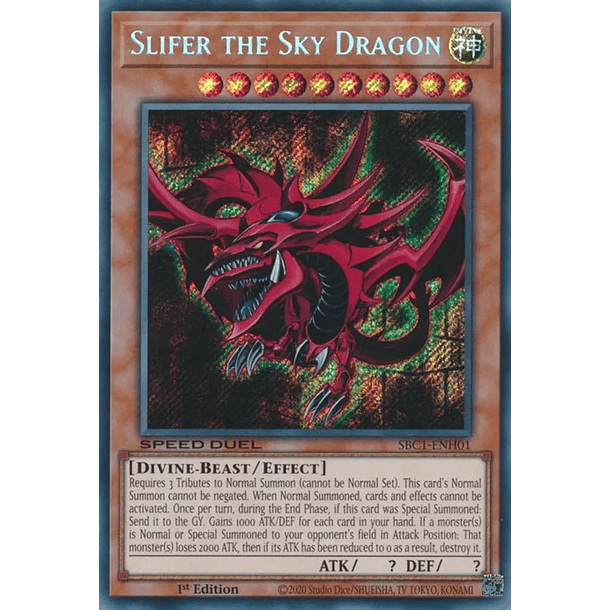 Slifer the Sky Dragon - SBC1-ENH01 - Secret Rare