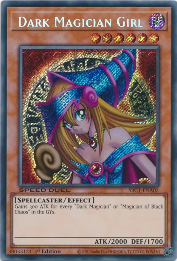 Dark Magician Girl - SBC1-ENA05 - Secret Rare  1