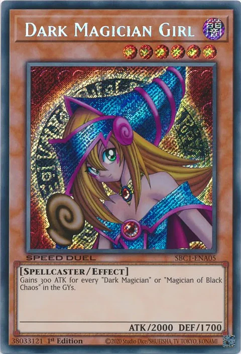 Dark Magician Girl - SBC1-ENA05 - Secret Rare 