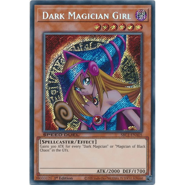 Dark Magician Girl - SBC1-ENA05 - Secret Rare 