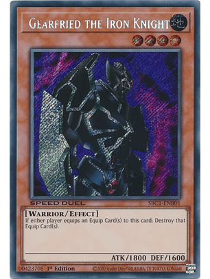 Gearfried the Iron Knight - SBC1-ENB01 - Secret Rare