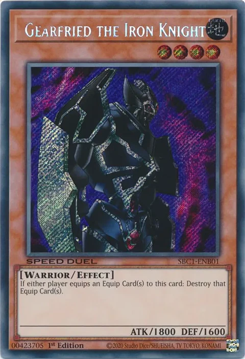 Gearfried the Iron Knight - SBC1-ENB01 - Secret Rare