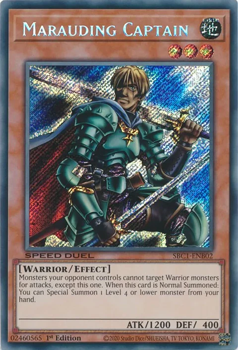 Marauding Captain - SBC1-ENB02 - Secret Rare