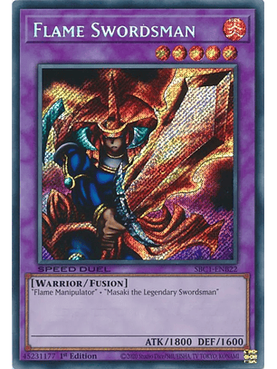 Flame Swordsman - SBC1-ENB22 - Secret Rare