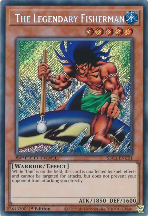 The Legendary Fisherman - SBC1-ENC01 - Secret Rare 1