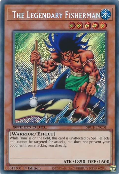 The Legendary Fisherman - SBC1-ENC01 - Secret Rare