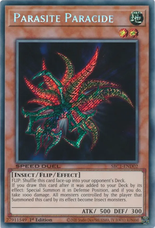 Parasite Paracide - SBC1-END02 - Secret Rare 1