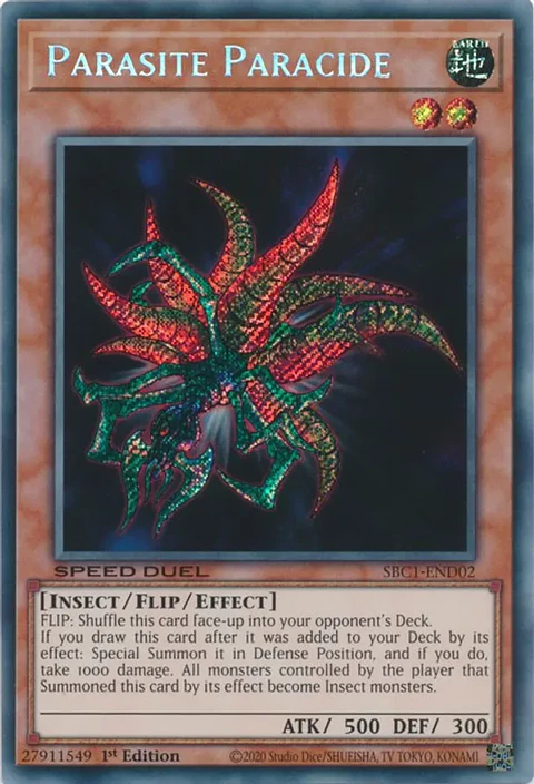 Parasite Paracide - SBC1-END02 - Secret Rare