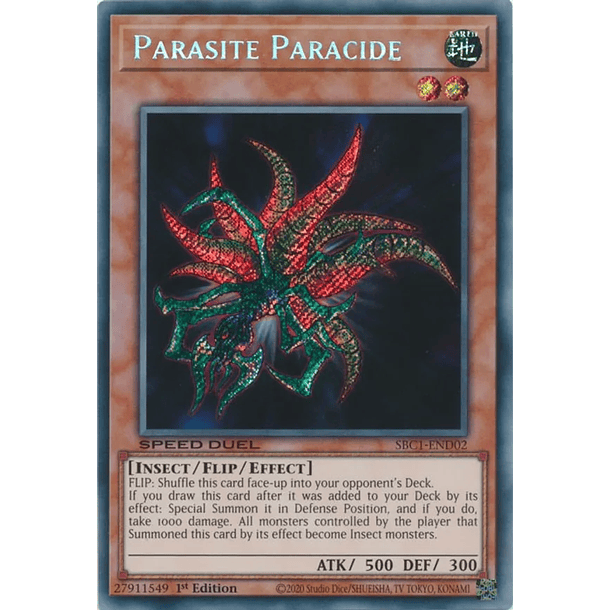 Parasite Paracide - SBC1-END02 - Secret Rare